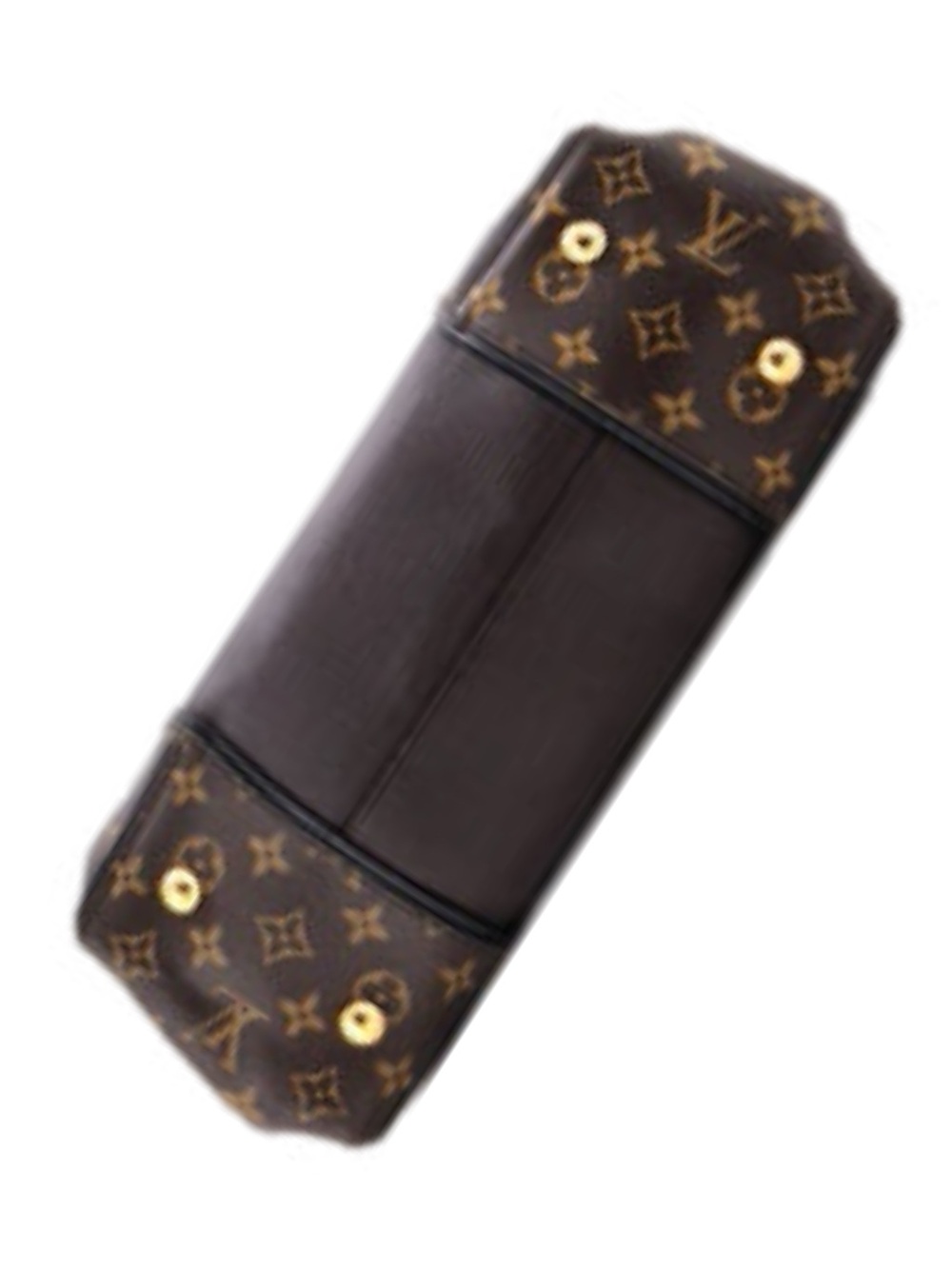 Louis Vuitton “W”  Handbag | Chocolate Calfskin & Monogram Canvas | Authentic - Picture 4 of 14
